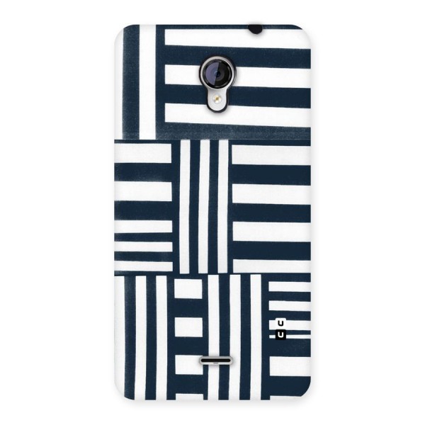 Square  Stripes Back Case for Micromax Unite 2 A106