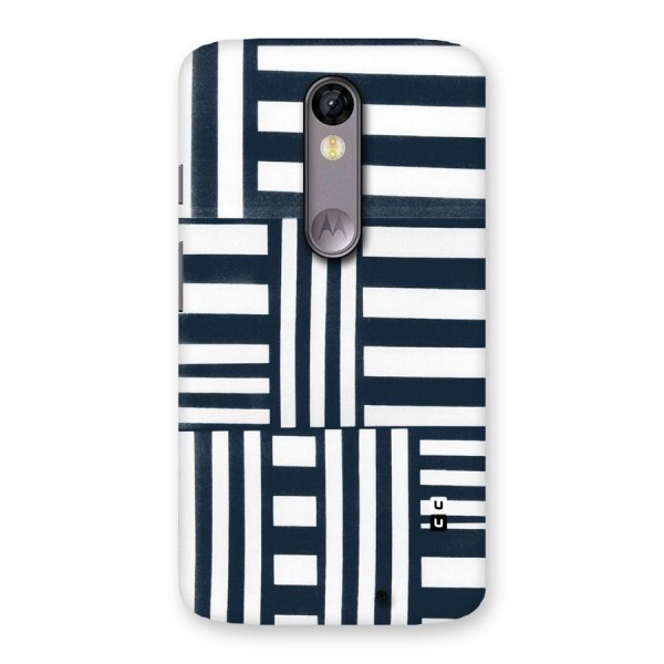 Square  Stripes Back Case for Moto X Force