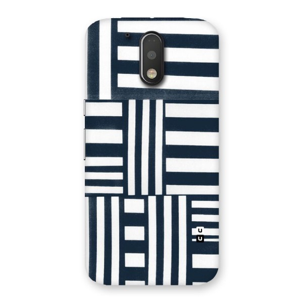 Square  Stripes Back Case for Motorola Moto G4