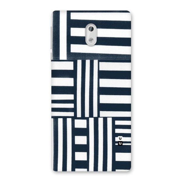 Square  Stripes Back Case for Nokia 3