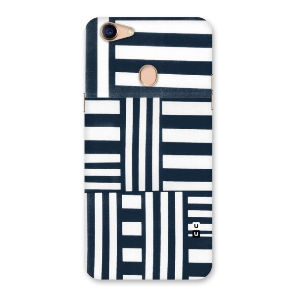 Square  Stripes Back Case for Oppo F5