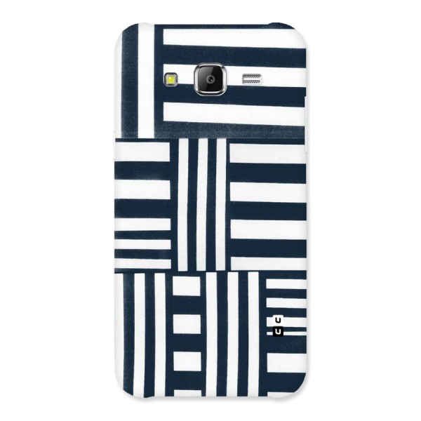 Square  Stripes Back Case for Samsung Galaxy J5