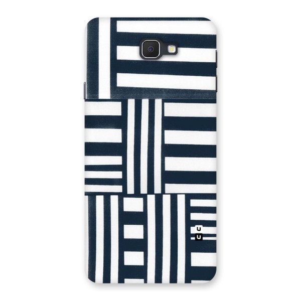 Square  Stripes Back Case for Samsung Galaxy J7 Prime