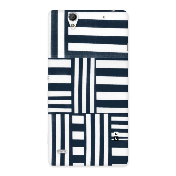 Square  Stripes Back Case for Sony Xperia C4