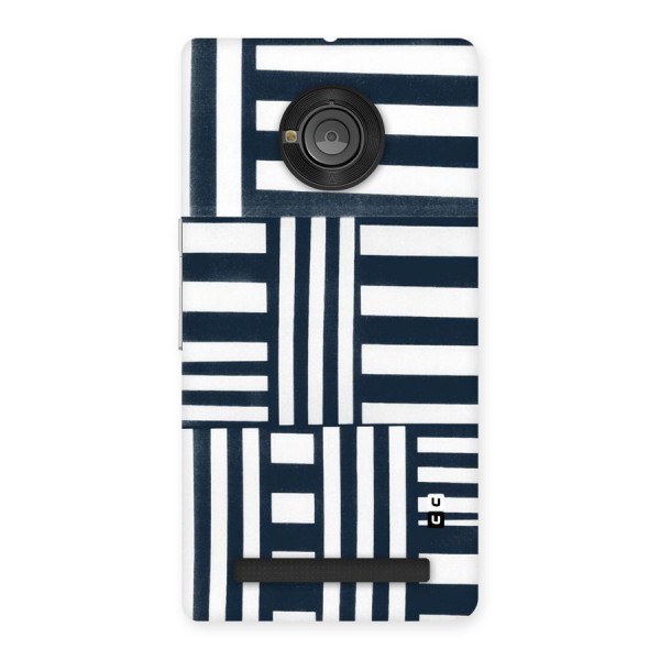 Square  Stripes Back Case for Yu Yuphoria