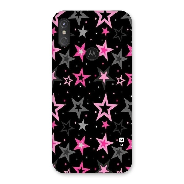 Star Outline Back Case for Motorola One Power