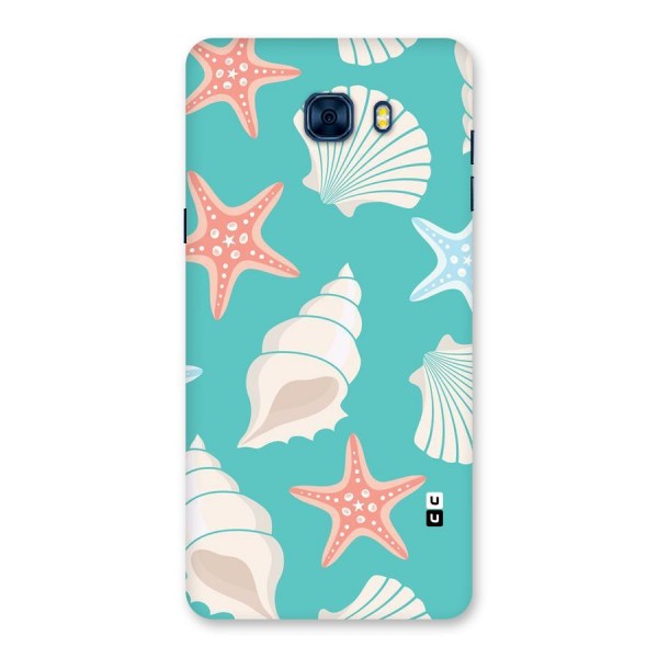 Starfish Sea Shell Back Case for Galaxy C7 Pro