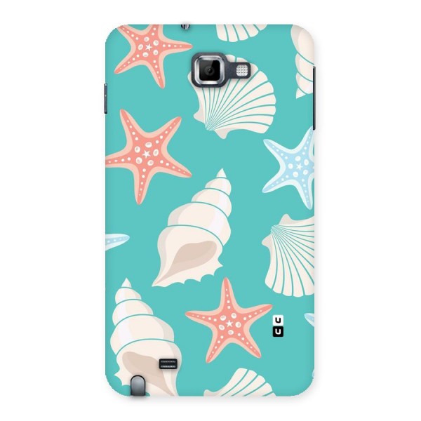 Starfish Sea Shell Back Case for Galaxy Note