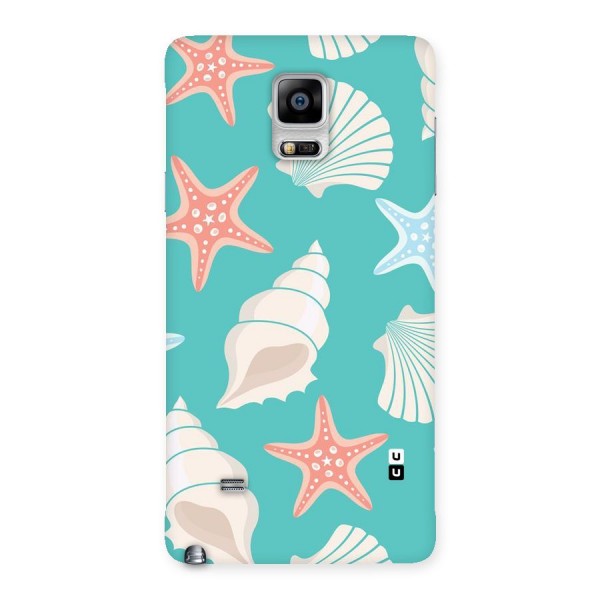 Starfish Sea Shell Back Case for Galaxy Note 4