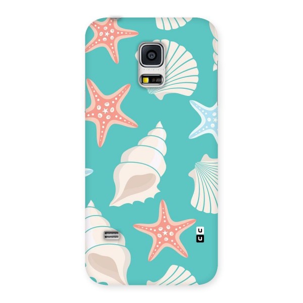 Starfish Sea Shell Back Case for Galaxy S5 Mini