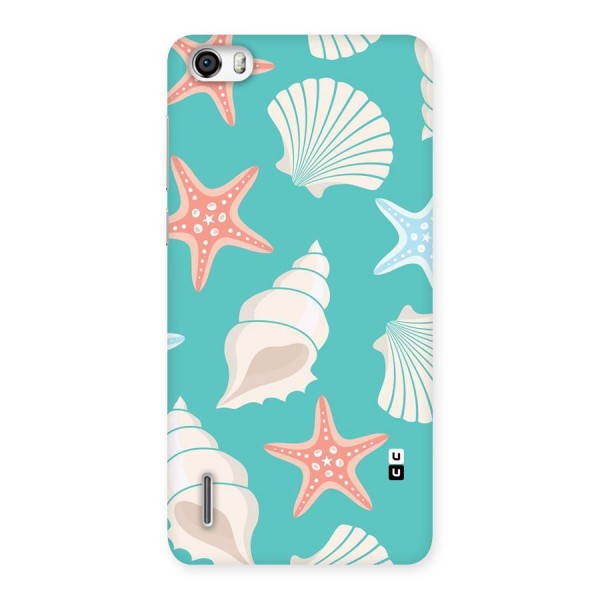 Starfish Sea Shell Back Case for Honor 6