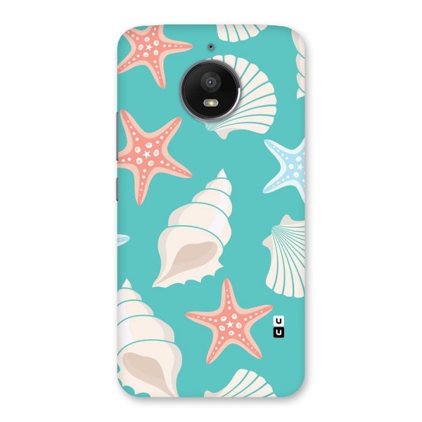 Starfish Sea Shell Back Case for Moto E4 Plus