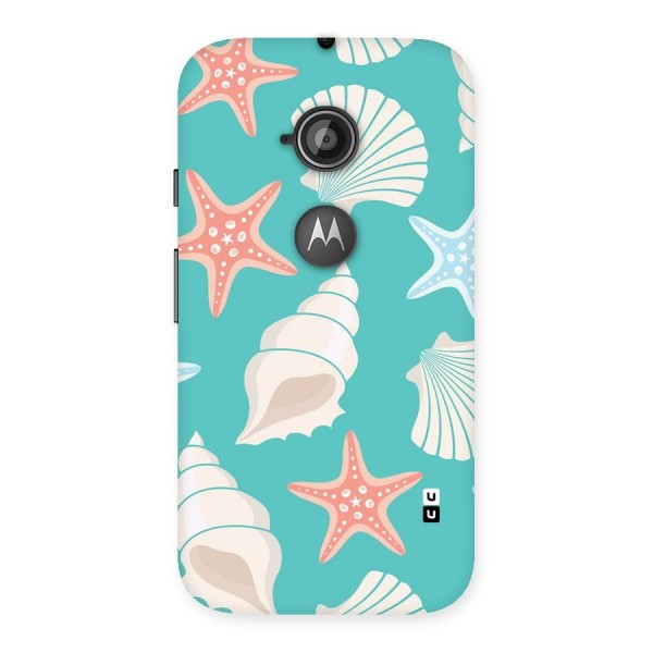 Starfish Sea Shell Back Case for Moto E 2nd Gen