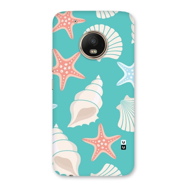 Starfish Sea Shell Back Case for Moto G5 Plus