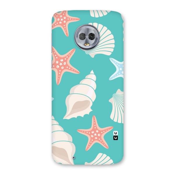 Starfish Sea Shell Back Case for Moto G6