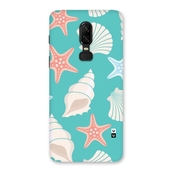 Starfish Sea Shell Back Case for OnePlus 6