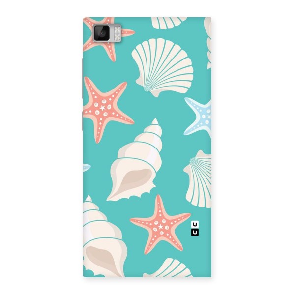 Starfish Sea Shell Back Case for Xiaomi Mi3