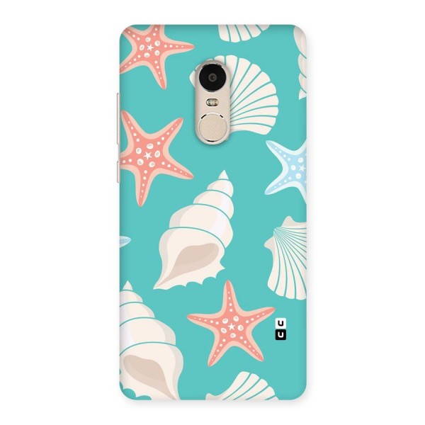 Starfish Sea Shell Back Case for Xiaomi Redmi Note 4