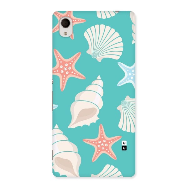 Starfish Sea Shell Back Case for Xperia M4 Aqua