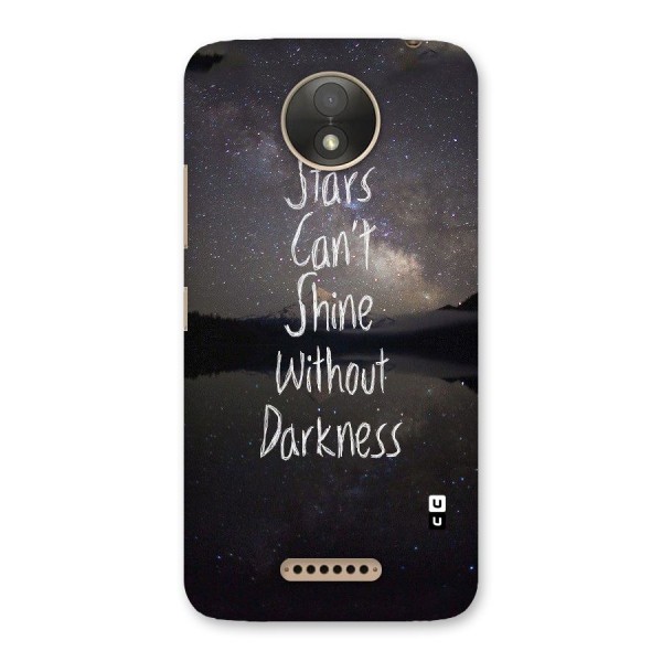 Stars Shine Back Case for Moto C Plus