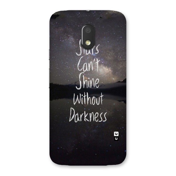 Stars Shine Back Case for Moto E3 Power