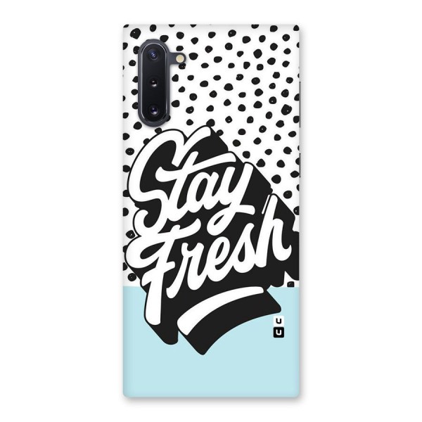 Stay Fresh Back Case for Galaxy Note 10