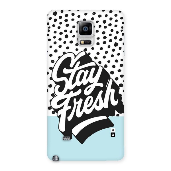 Stay Fresh Back Case for Galaxy Note 4