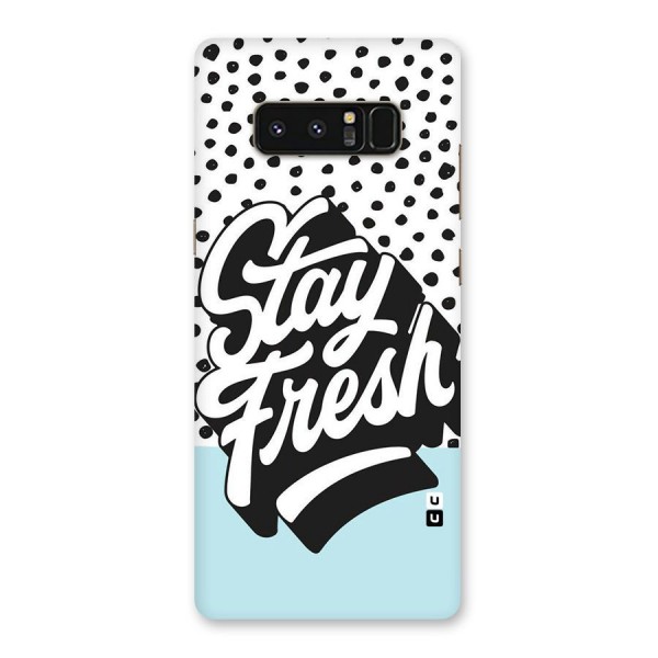 Stay Fresh Back Case for Galaxy Note 8