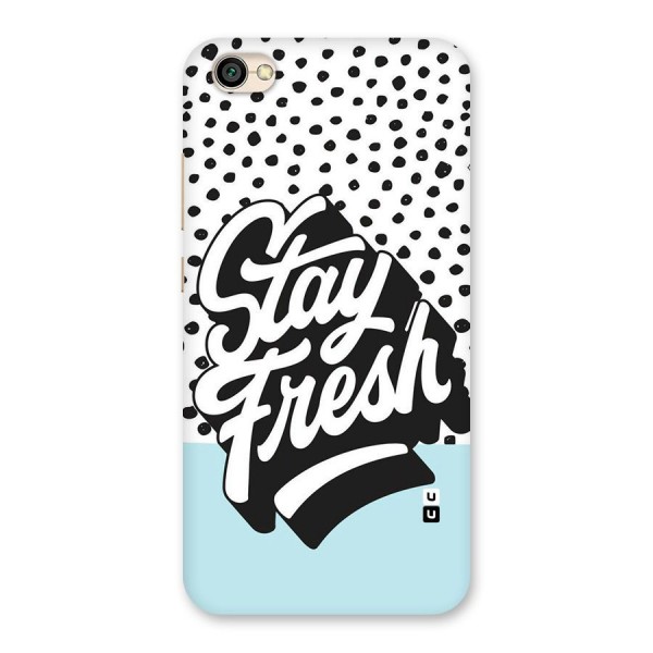 Stay Fresh Back Case for Redmi Y1 Lite