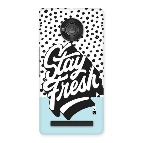 Stay Fresh Back Case for Yu Yuphoria