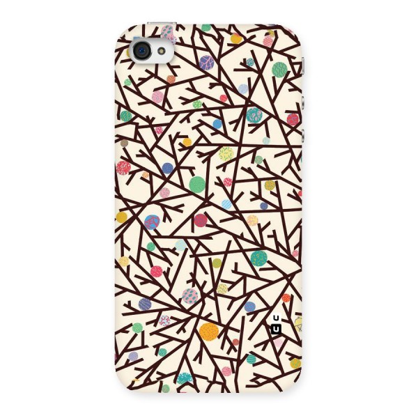 Stem Pattern Back Case for iPhone 4 4s