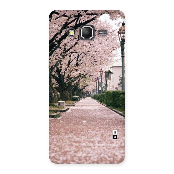 Street In Pink Flowers Back Case for Galaxy Grand Prime