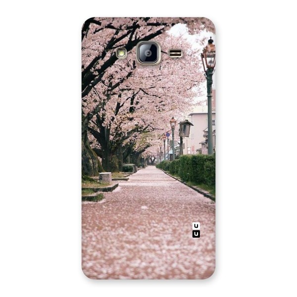 Street In Pink Flowers Back Case for Galaxy On5