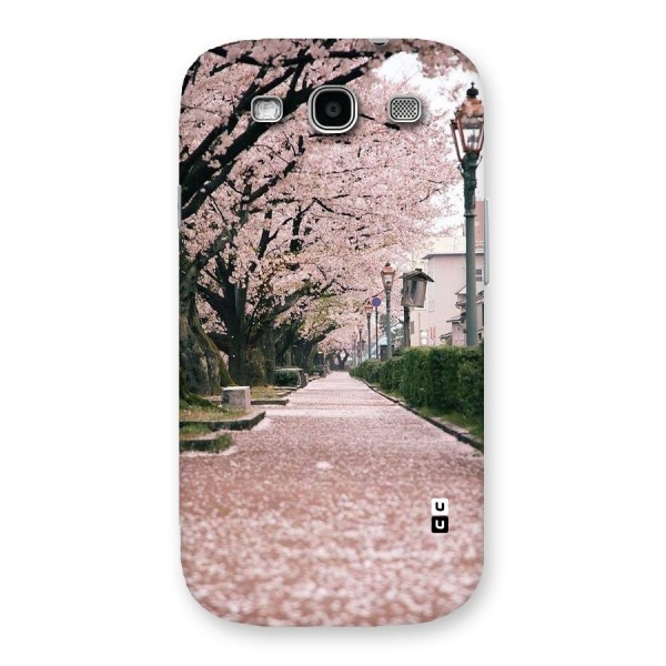 Street In Pink Flowers Back Case for Galaxy S3 Neo