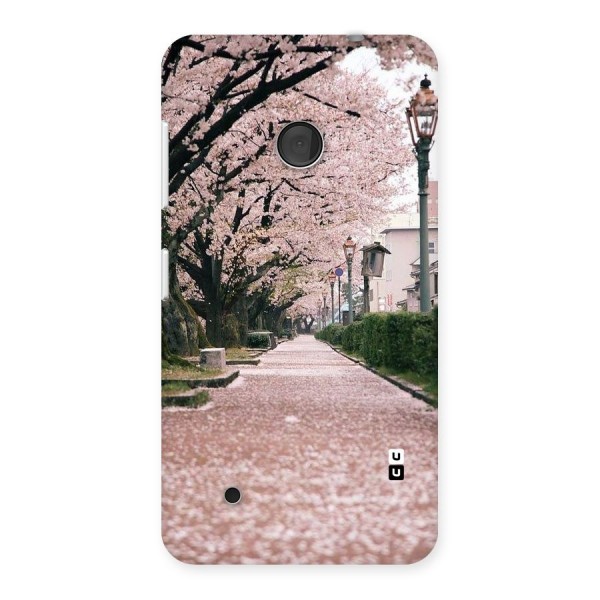 Street In Pink Flowers Back Case for Lumia 530