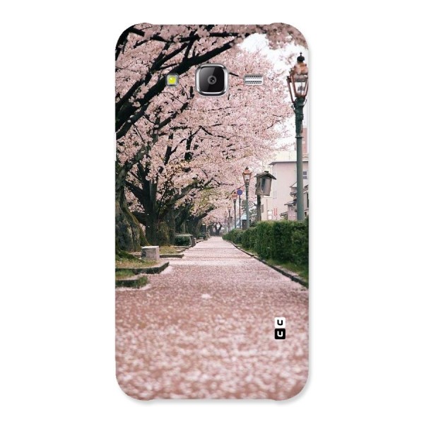 Street In Pink Flowers Back Case for Samsung Galaxy J5