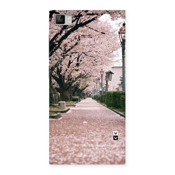 Street In Pink Flowers Back Case for Xiaomi Mi3