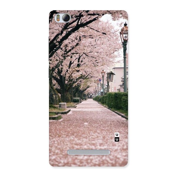 Street In Pink Flowers Back Case for Xiaomi Mi4i