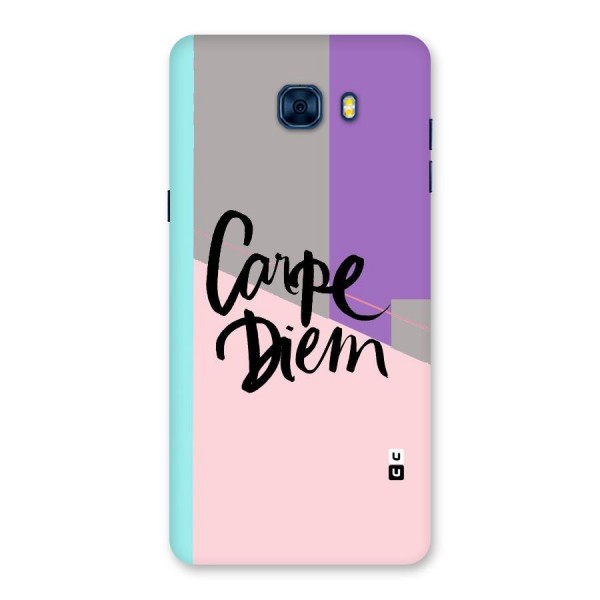 Stripes Black Diem Back Case for Galaxy C7 Pro