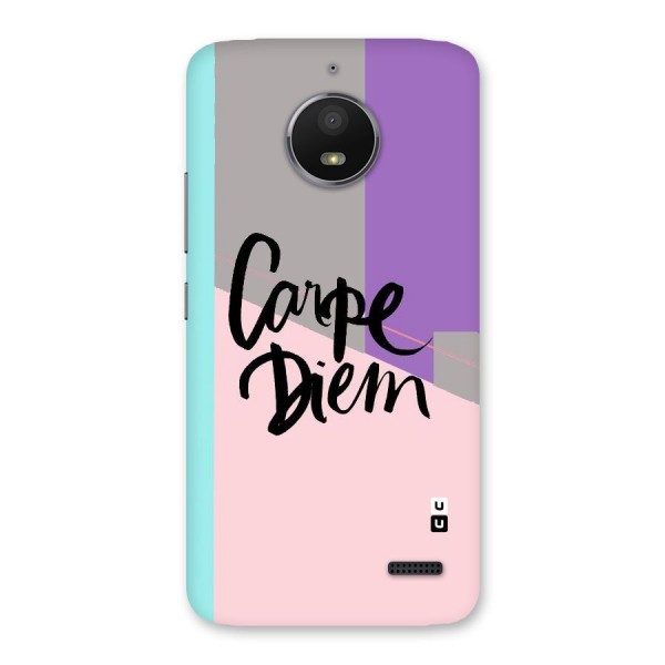 Stripes Black Diem Back Case for Moto E4