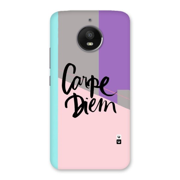 Stripes Black Diem Back Case for Moto E4 Plus