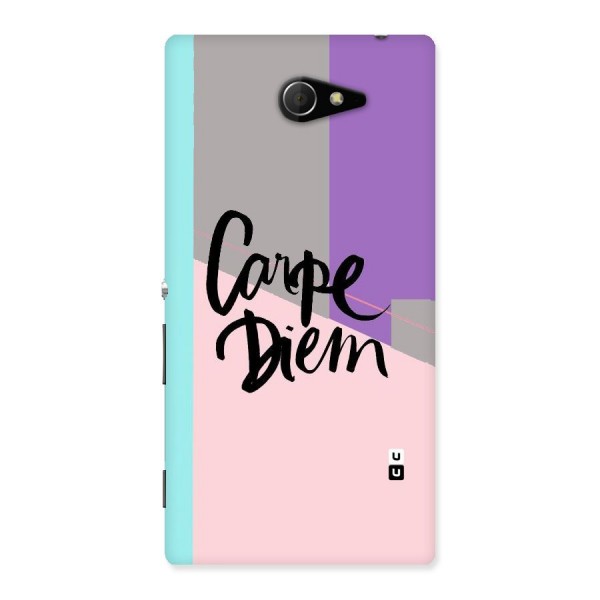 Stripes Black Diem Back Case for Sony Xperia M2