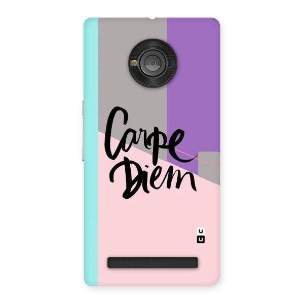 Stripes Black Diem Back Case for Yu Yuphoria