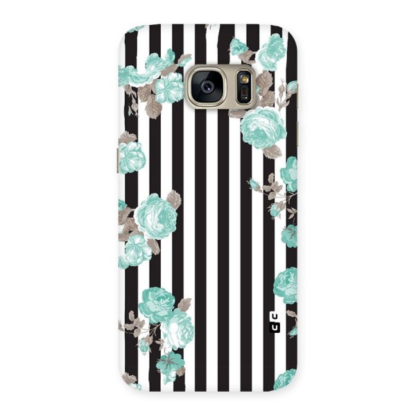 Stripes Bloom Back Case for Galaxy S7