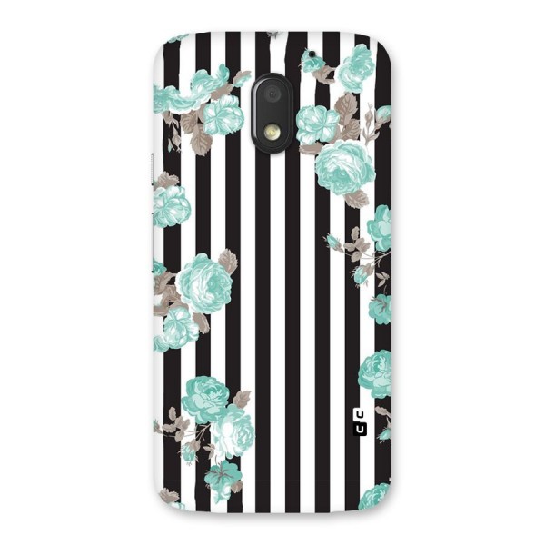 Stripes Bloom Back Case for Moto E3 Power