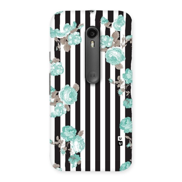 Stripes Bloom Back Case for Moto G3