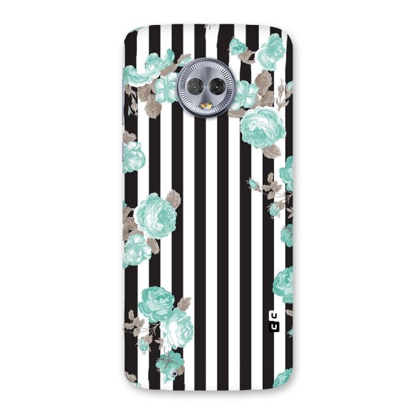 Stripes Bloom Back Case for Moto G6