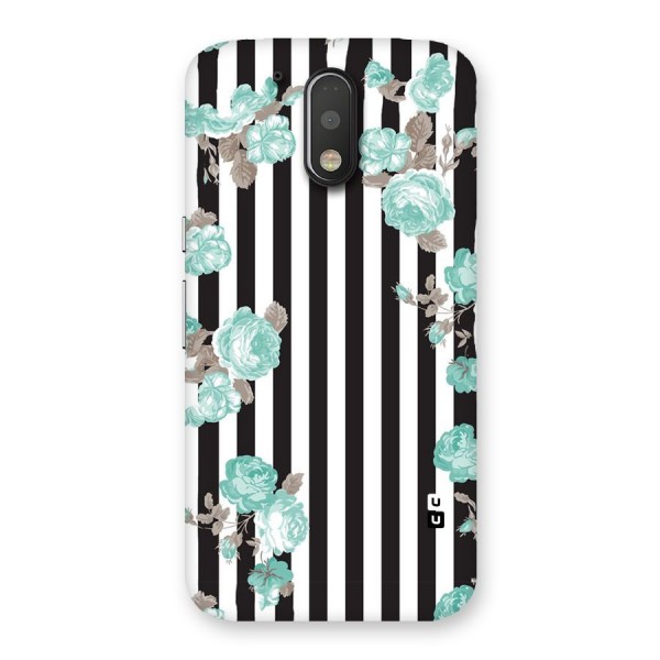 Stripes Bloom Back Case for Motorola Moto G4