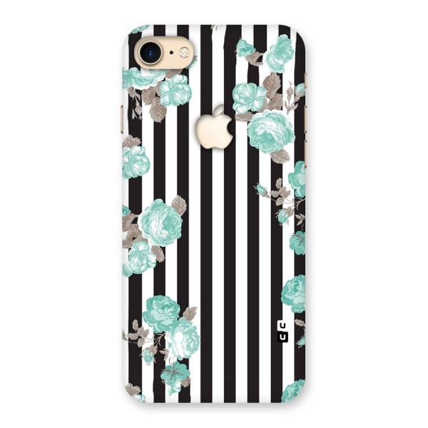 Stripes Bloom Back Case for iPhone 7 Apple Cut