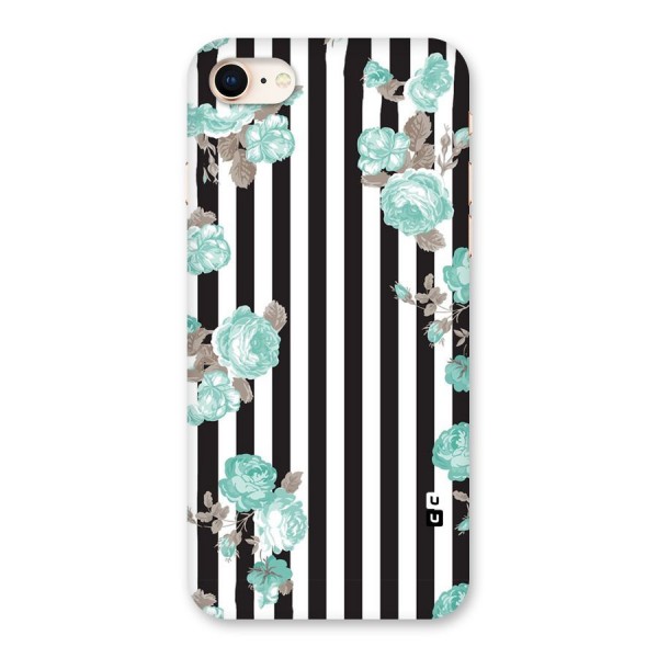 Stripes Bloom Back Case for iPhone 8